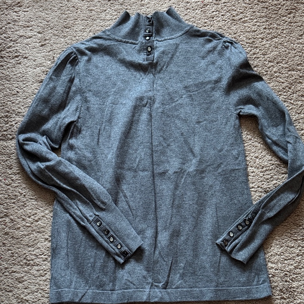 Apt. 9 Ladies Mock Turtleneck Sweater Knit Pullover Long Sleeve - Picture 5 of 6
